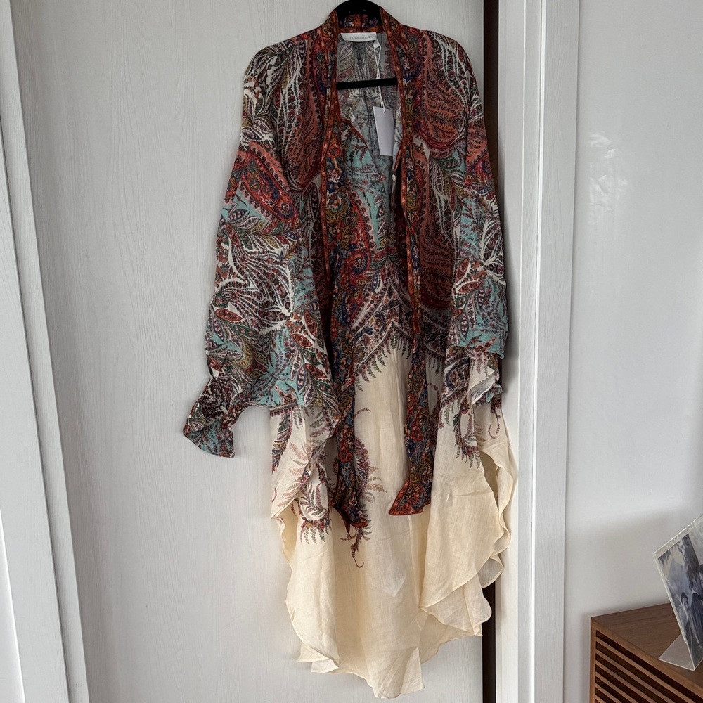 Zimmermann Paisley Patterned Kimono Cardigan